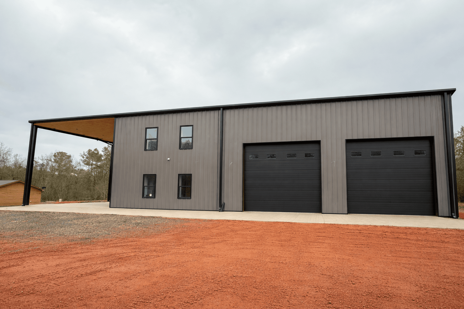 metal and steel building construction in North Georgia — Barndominium shell