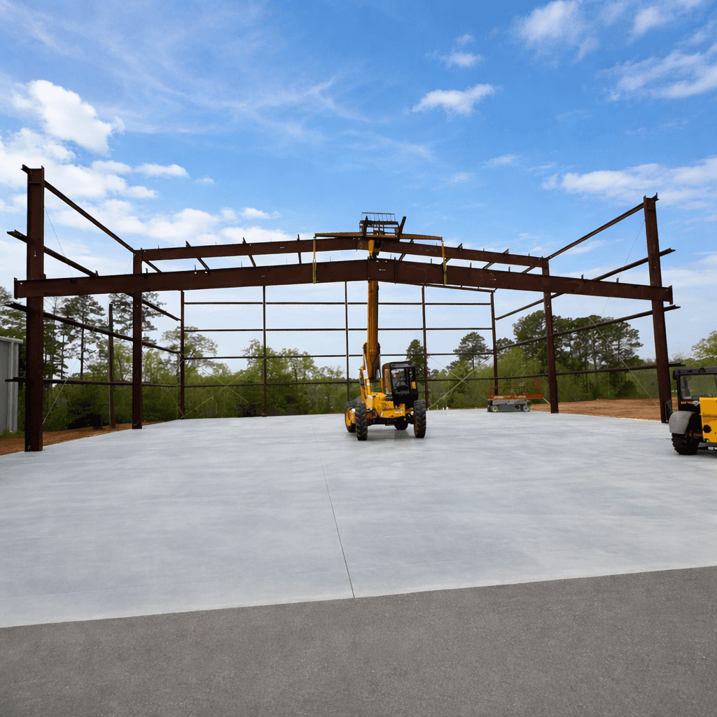 industrial steel building in North Georgia North Georgia